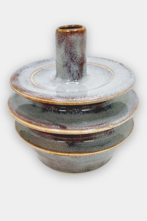 lavender tiered bud vase