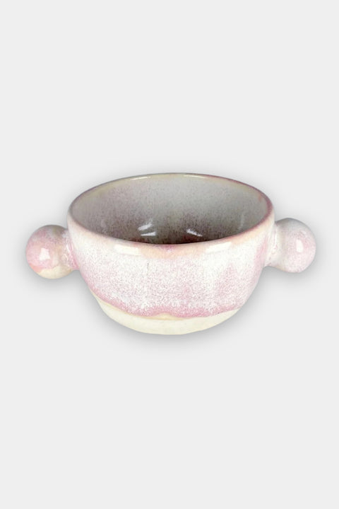 set of four pink blossom cups