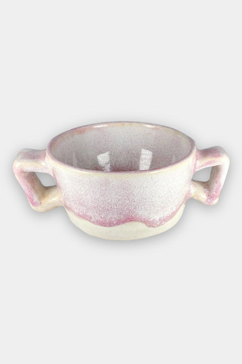set of four pink blossom cups