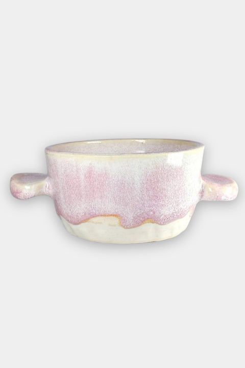 set of four pink blossom cups
