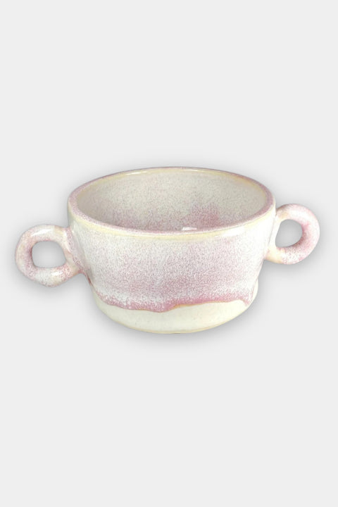 set of four pink blossom cups