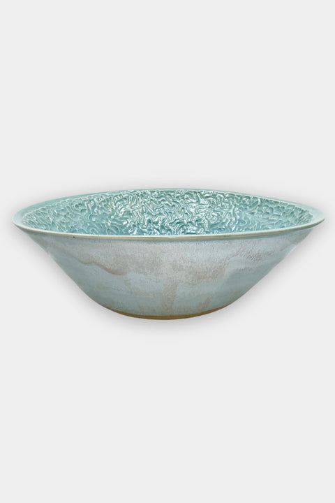 turquoise carved bowl