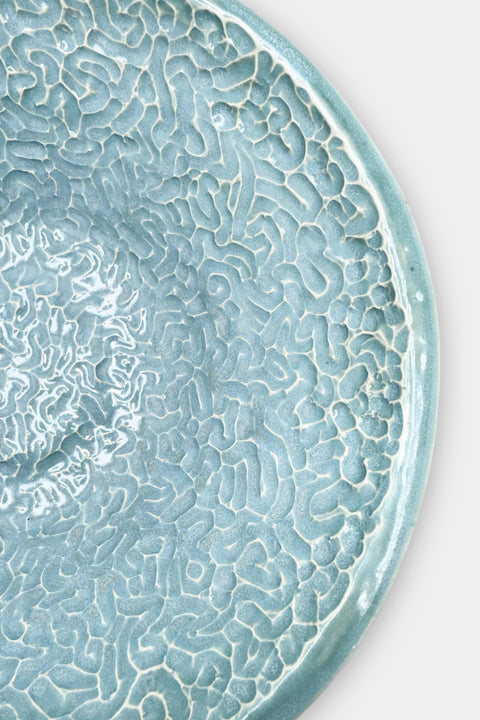 turquoise carved bowl