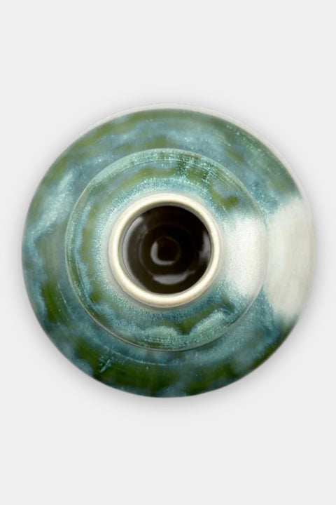 patina bubble vase