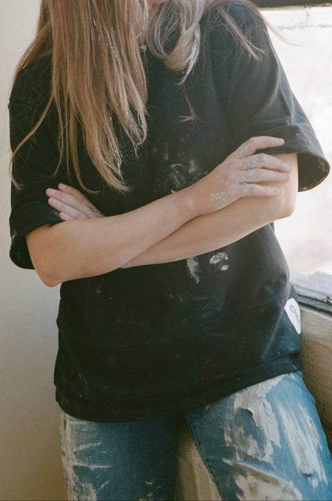 studio pullover | oversized black