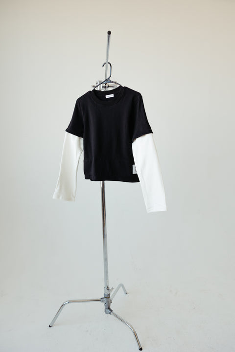 studio pullover | fitted black