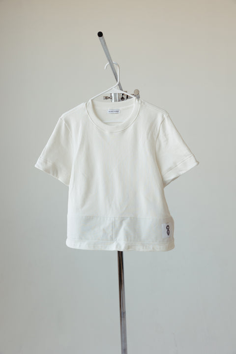 studio pullover | fitted off white