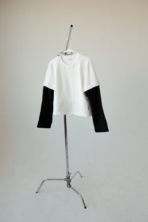 studio pullover | fitted off white