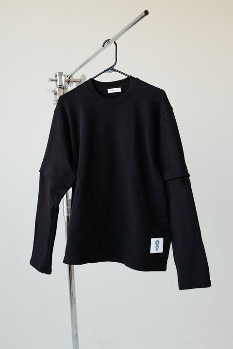 studio pullover | oversized black